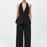 St. Agni - Wool Double Layer Blazer - Black