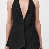 St. Agni - Wool Double Layer Blazer - Black