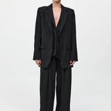 St. Agni - Wool Double Layer Blazer - Black