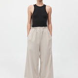 St. Agni - Petit Paperbag Waist Pants - Creme