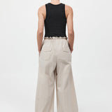 St. Agni - Petit Paperbag Waist Pants - Creme