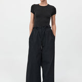 St. Agni - Petit Paperbag Waist Pants - Black