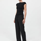St. Agni - 90s Split Leg Pants - Black