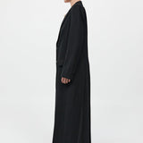 St. Agni - Tailored Maxi Coat - Black