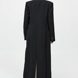 St. Agni - Tailored Maxi Coat - Black