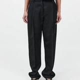 St. Agni - Tailored Pleat Pants - Black
