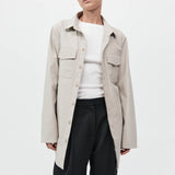 St. Agni - Utility Shirt Jacket - Creme