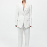 St. Agni - Contour Blazer - White
