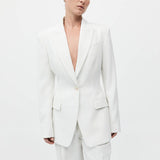 St. Agni - Contour Blazer - White