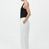 St. Agni - Tailored Pleat Pants - White