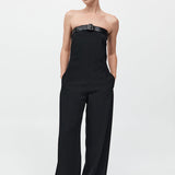 St. Agni - Deconstructed Tailored Jumpsuit - Black