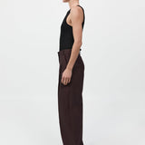 St. Agni - Utility Pleat Pants - Port