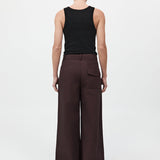 St. Agni - Utility Pleat Pants - Port