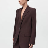 St. Agni - Classic Blazer - Port