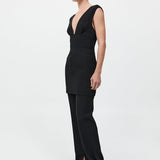 St. Agni - 90s Split Leg Pants - Black