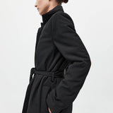 St. Agni - Padded Car Coat - Black