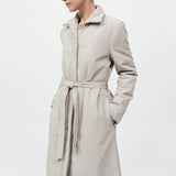 St. Agni - Padded Car Coat - Creme
