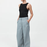 St. Agni - Utility Pleat Pants - Glacier