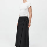St. Agni - Utility Wrap Skirt - Black