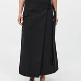 St. Agni - Utility Wrap Skirt - Black