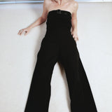 St. Agni - Deconstructed Tailored Jumpsuit - Black