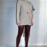 St. Agni - Melange Scarf Blazer - Rye