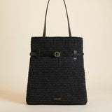 MANU ATELIER - Tote du Jour Black Crochet