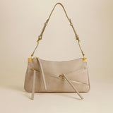 MANU ATELIER - Three Zipped Silk Grey Nubuck