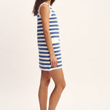 Posse - ARI MINI DRESS - BLUE STRIPE