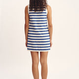 Posse - ARI MINI DRESS - BLUE STRIPE
