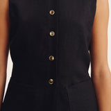 Posse - EMMA VEST - BLACK