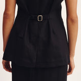 Posse - EMMA VEST - BLACK