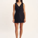 Posse - LORENZO TAILORED VEST - BLACK