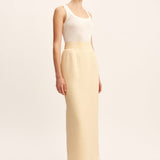 Posse - ESSIE COLUMN SKIRT - DUSTY CITRON