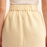 Posse - ESSIE COLUMN SKIRT - DUSTY CITRON