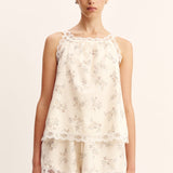 Posse - ELODIE TOP - BLUE BLOOMS