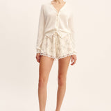 Posse - FINLEY CARDIGAN - CREAM