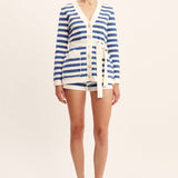 Posse - ARI CARDIGAN - BLUE STRIPE