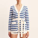 Posse - ARI CARDIGAN - BLUE STRIPE
