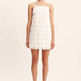 Posse - PEGGY MINI DRESS - VINTAGE WHITE