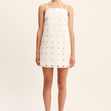 Posse - PEGGY MINI DRESS - VINTAGE WHITE