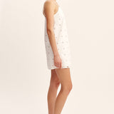 Posse - PEGGY MINI DRESS - VINTAGE WHITE