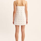 Posse - PEGGY MINI DRESS - VINTAGE WHITE