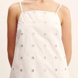 Posse - PEGGY MINI DRESS - VINTAGE WHITE
