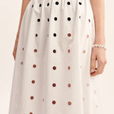 Posse - PEGGY SKIRT - VINTAGE WHITE