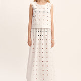 Posse - PEGGY TOP - VINTAGE WHITE