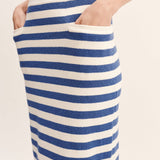 Posse - ARI SKIRT - BLUE STRIPE