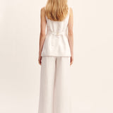 Posse - LORENZO TAILORED VEST - IVORY
