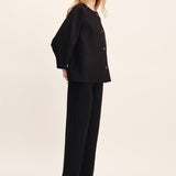 Posse - OLIVIA BLOUSE - BLACK