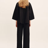 Posse - OLIVIA BLOUSE - BLACK